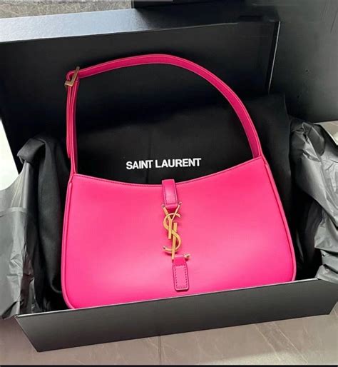 ysl fuchsia purse